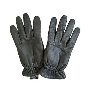 Wilson’s Men Black 100% leather gloves - sz: XL